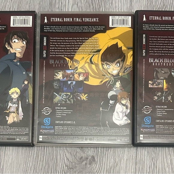 Black Brothers Complete Anime DVD Series OOP Funimation Vampire Japanese TV Show - Picture 2 of 4